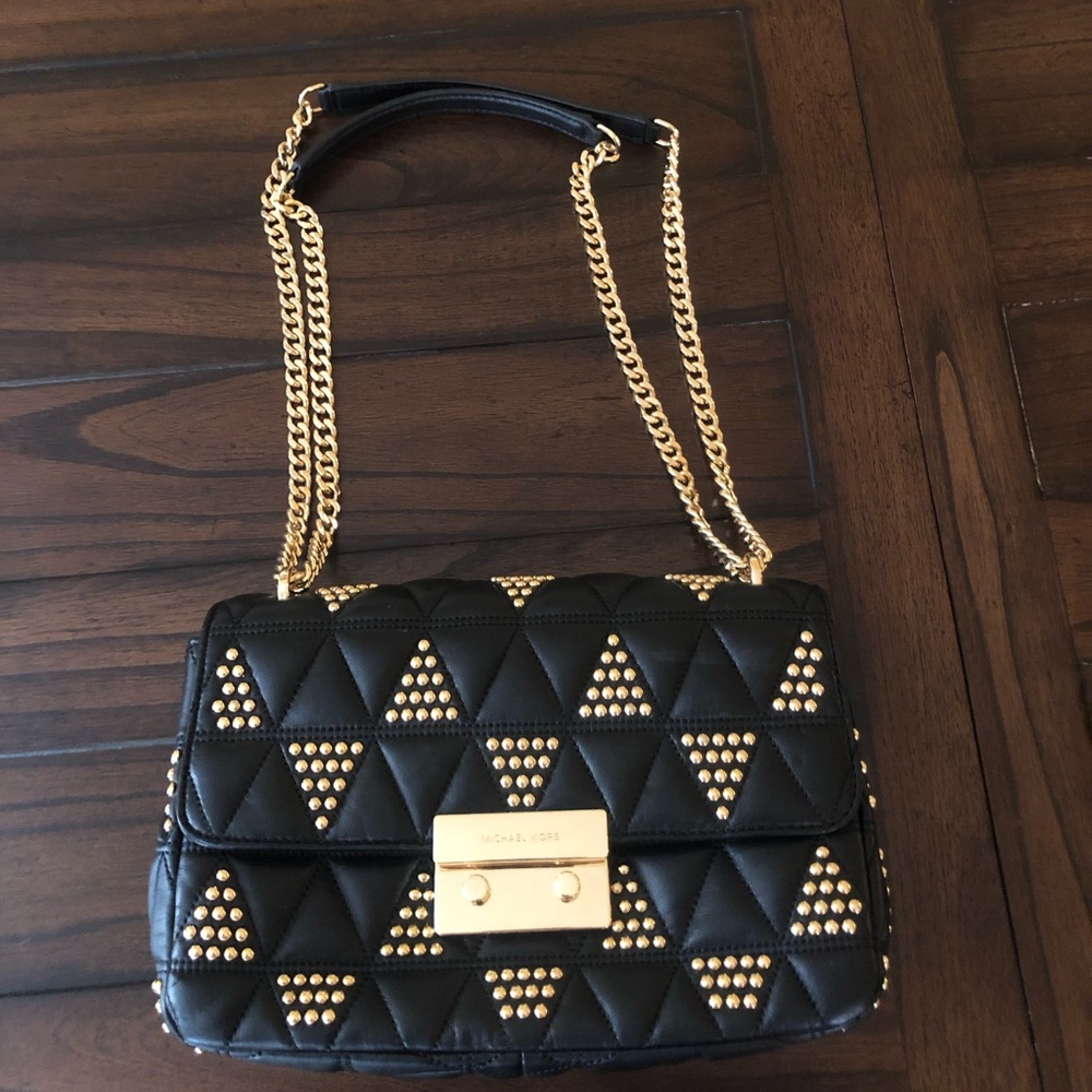 Michael Kors Leather Sloan chain shoulder bag